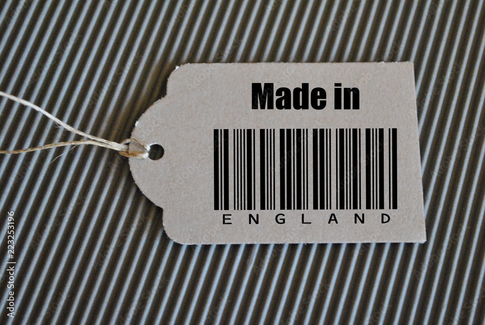 Made in England - obrazy, fototapety, plakaty 