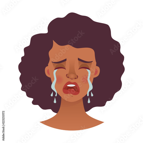 face of African woman