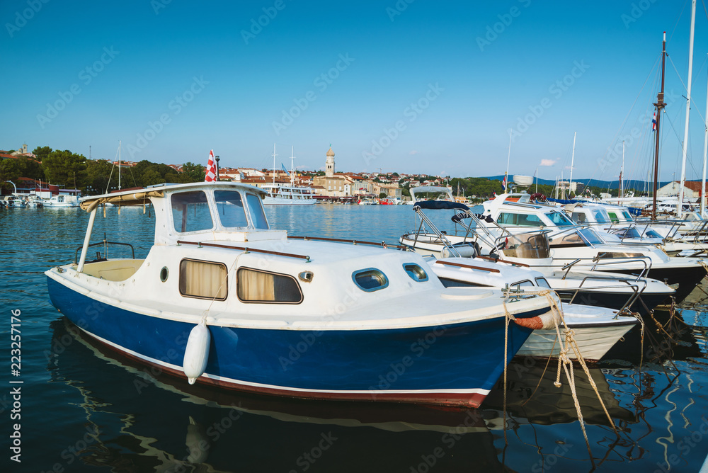 Boats on the dock, Croatia