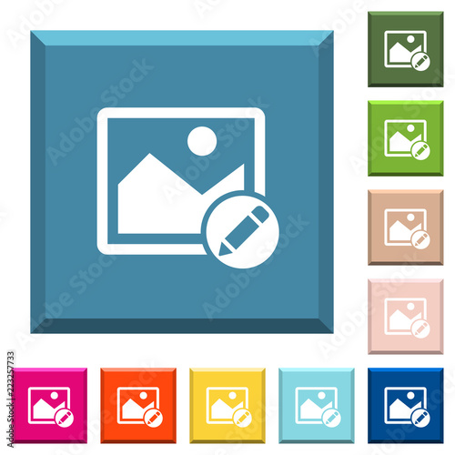 Rename image white icons on edged square buttons