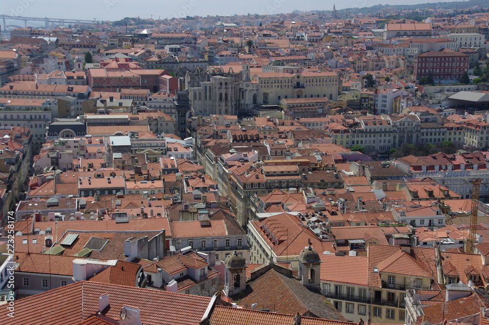 Zabudowa mieszkalna Lizbony, Portugalia Zabudowa mieszkalna Lizbony, Portugalia