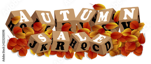 Herbstliche Vorlage für Marketing und Business