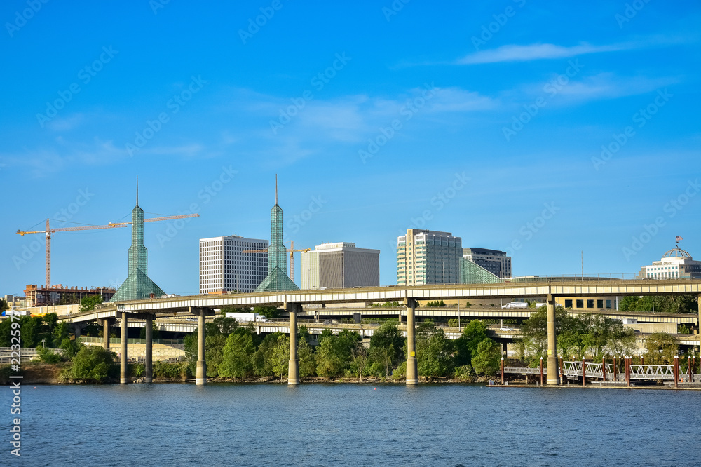 Fototapeta premium bridge over the river