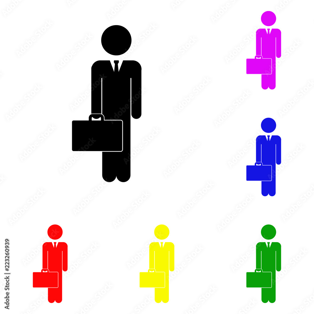 Element of Businessman in multi colored icons. Premium quality graphic design icon. Simple icon for websites, web design, mobile app, info graphics Element of Businessman in multi colored icons. Premium quality graphic design icon. Simple icon for websites, web design, mobile app, info graphics