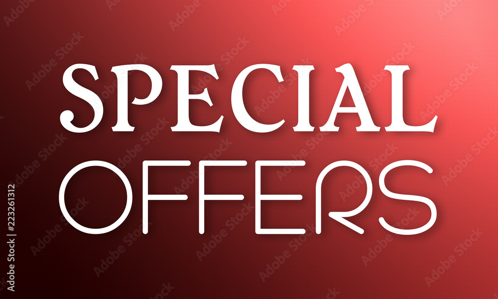 Special Offers - 
