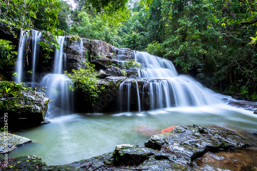 Foto Pang Sida waterfall during rainy season