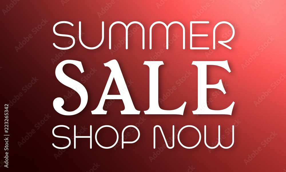 Fototapeta premium Summer Sale Shop Now - 