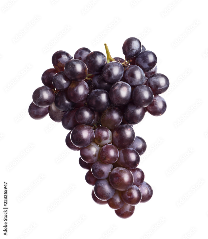 Bunch of fresh ripe juicy grapes isolated on white Bunch of fresh ripe juicy grapes isolated on white