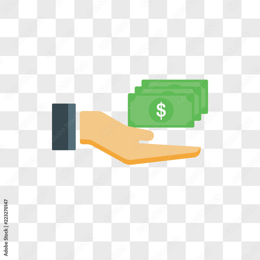 Loan vector icon isolated on transparent background, Loan logo design
