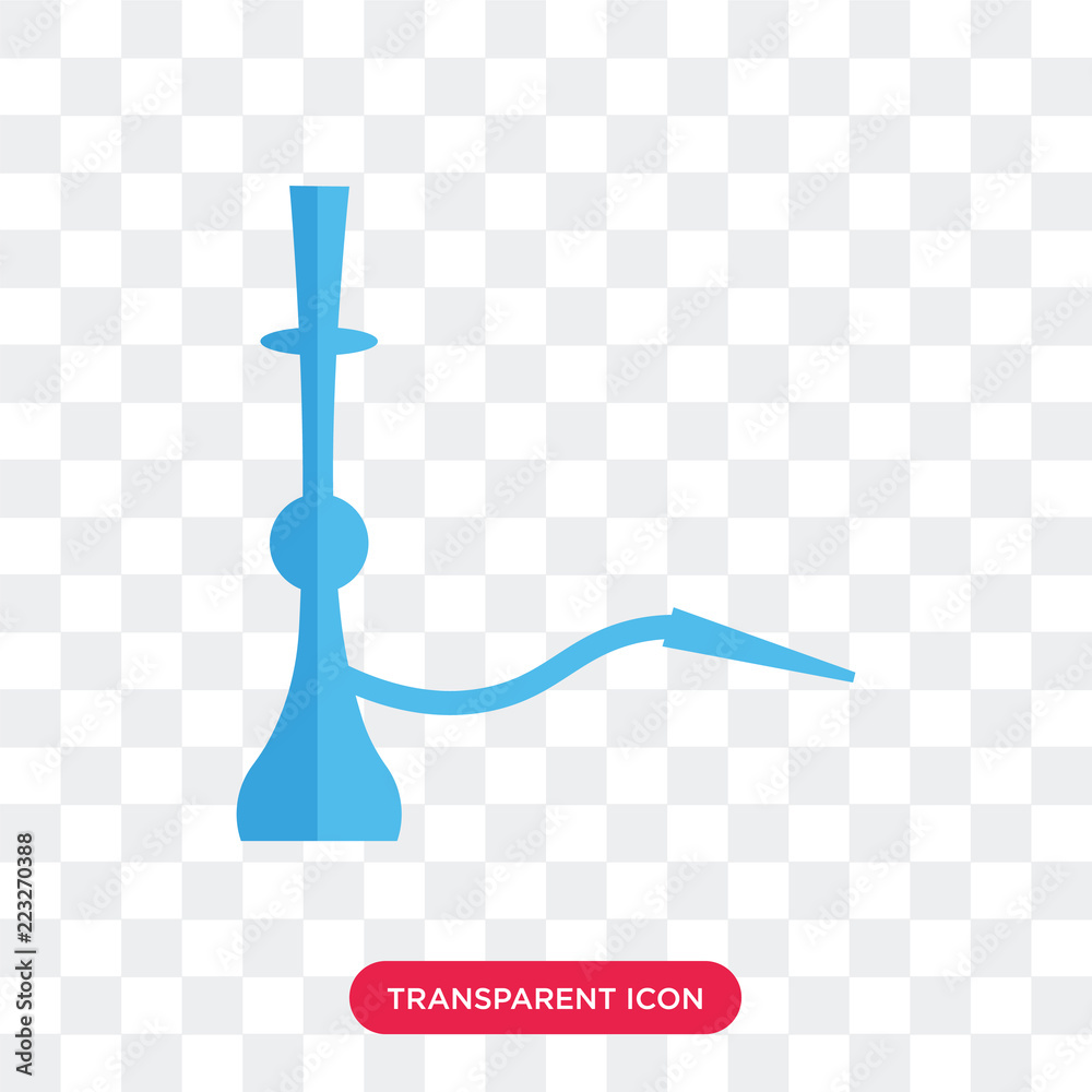 Hookah vector icon isolated on transparent background, Hookah logo design Hookah vector icon isolated on transparent background, Hookah logo design