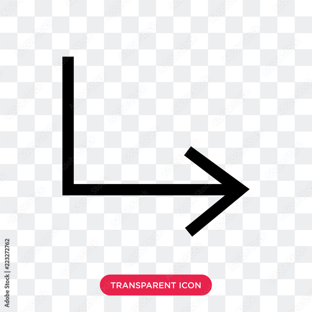 custom made wallpaper toronto digitalright arrow vector icon isolated on transparent background, right arrow logo design