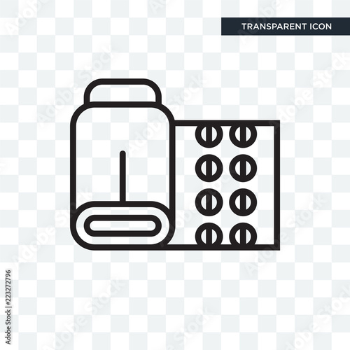 Fabric vector icon isolated on transparent background, Fabric logo design