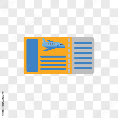 Boarding Pass Vector Icon Isolated On Transparent Background Boarding Pass Logo Design Stock Vector Adobe Stock