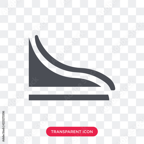 Slide vector icon isolated on transparent background, Slide logo design