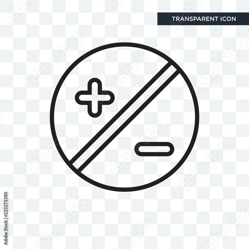Adjustment vector icon isolated on transparent background, Adjustment logo design
