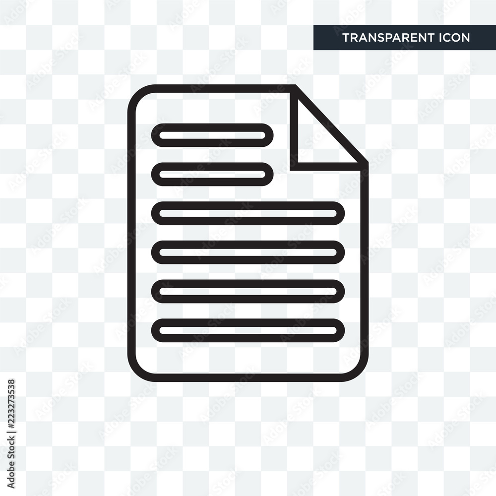 Note vector icon isolated on transparent background, Note logo design Note vector icon isolated on transparent background, Note logo design