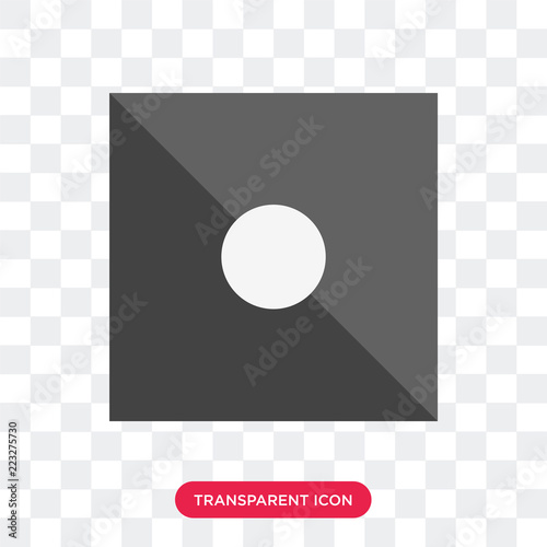 Die vector icon isolated on transparent background, Die logo design