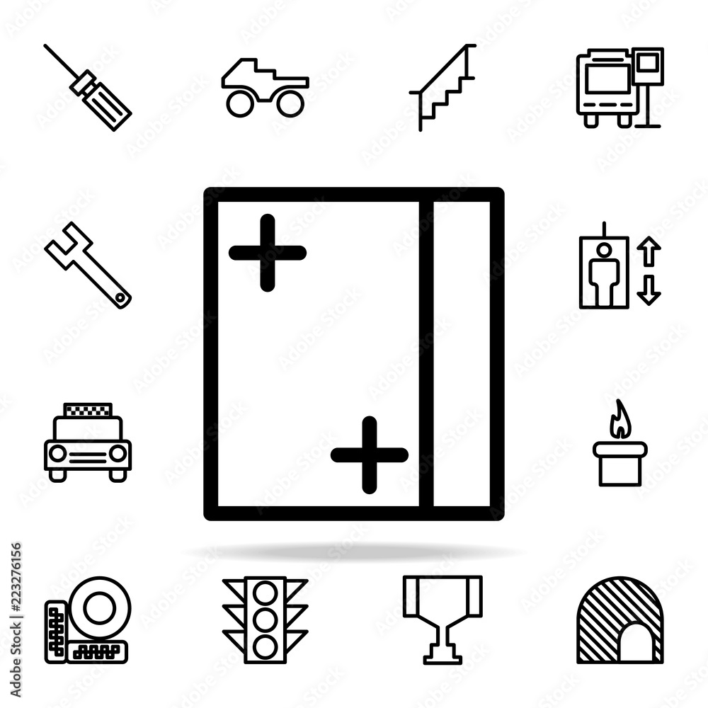 window icon. web icons universal set for web and mobile