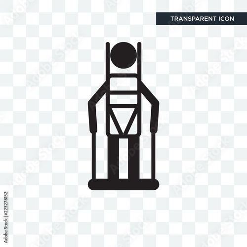 Rehabilitation vector icon isolated on transparent background, Rehabilitation logo design