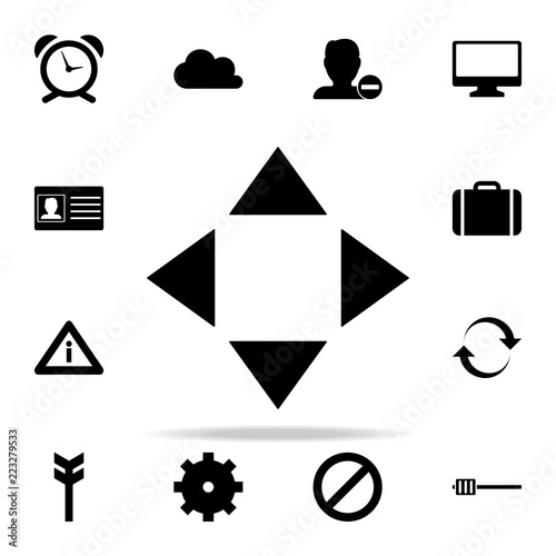 arrows of different directions icon. web icons universal set for web and mobile
