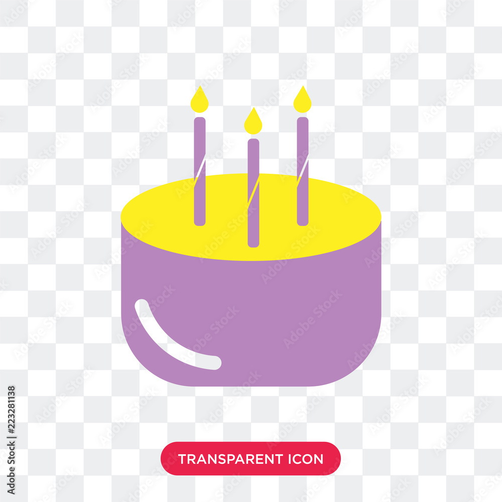 Cake vector icon isolated on transparent background, Cake logo design Cake vector icon isolated on transparent background, Cake logo design