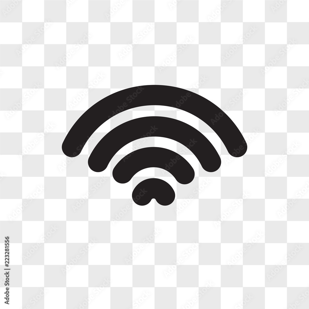 Wifi logo icon flat design Royalty Free Vector Image