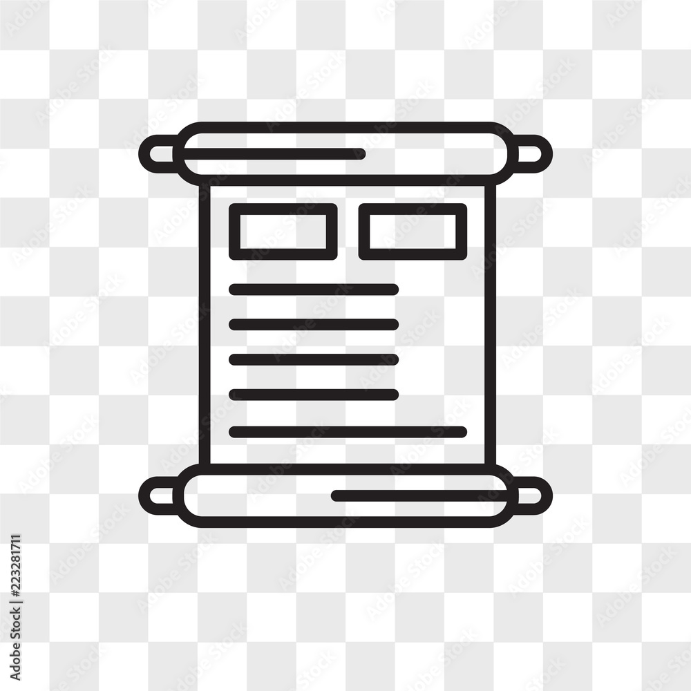 Paper vector icon isolated on transparent background, Paper logo design Paper vector icon isolated on transparent background, Paper logo design