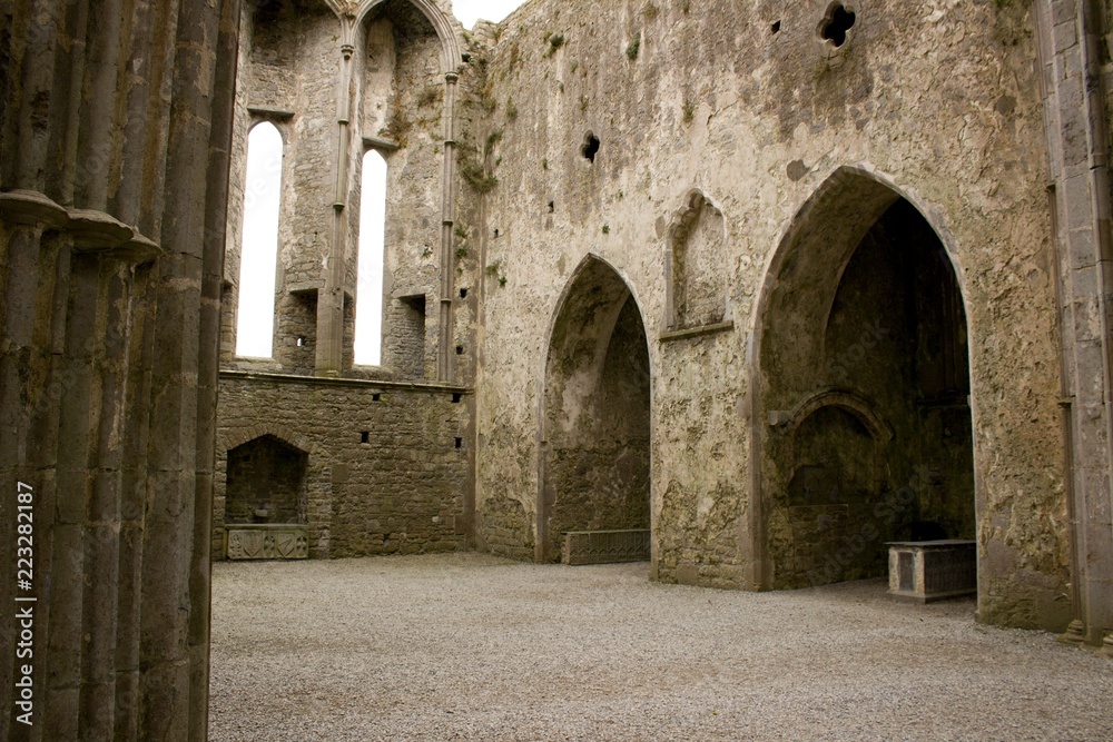 Inside the Rock of Cashel - Ireland 