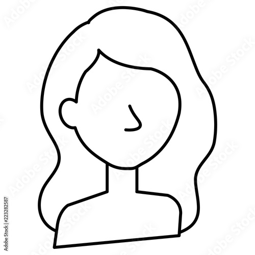 beautiful and young woman shirtless character