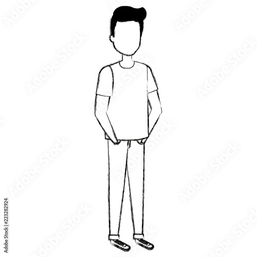 young man avatar character