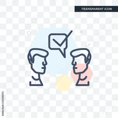 Suggestion vector icon isolated on transparent background, Suggestion logo design