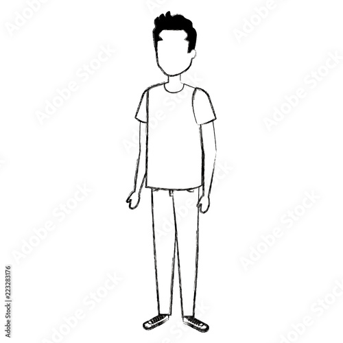 young man avatar character