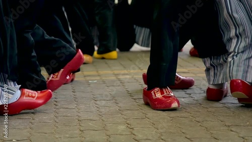 traditional shoes wooden dutch dance