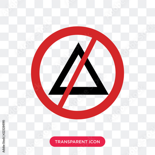 No bleaching vector icon isolated on transparent background, No bleaching logo design