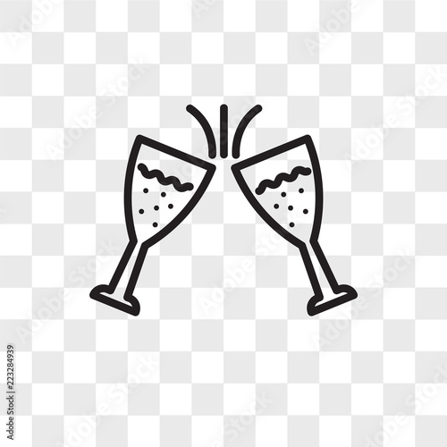 Toast vector icon isolated on transparent background, Toast logo design