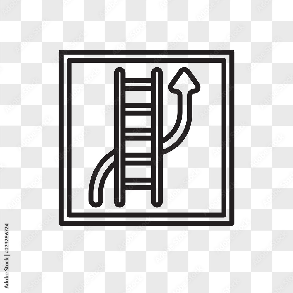 Snakes and Ladders vector icon isolated on transparent background ...