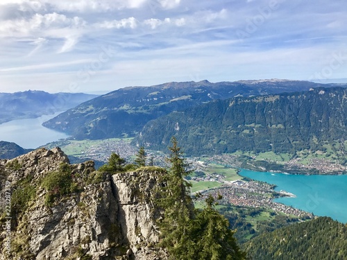 View of lake Lucerne Switzerland 
