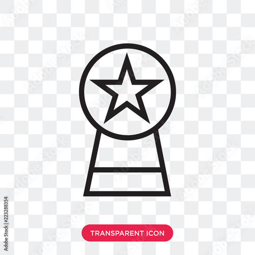 Magic ball vector icon isolated on transparent background, Magic ball logo design