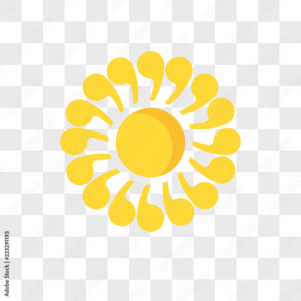 sun vector icon isolated on transparent background, sun logo design sun vector icon isolated on transparent background, sun logo design