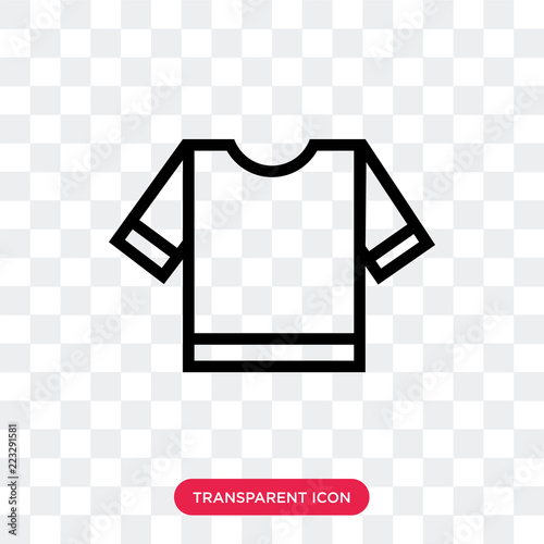 Referee striped sportive t shirt vector icon isolated on transparent background, Referee striped sportive t shirt logo design