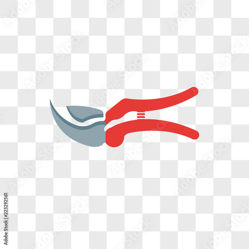 Pruners vector icon isolated on transparent background, Pruners logo design