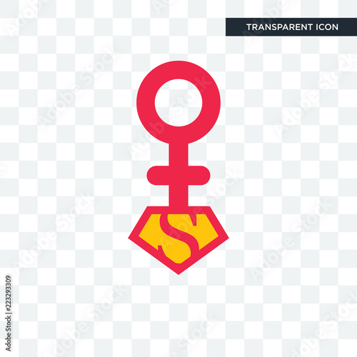 superwoman vector icon isolated on transparent background, superwoman logo design