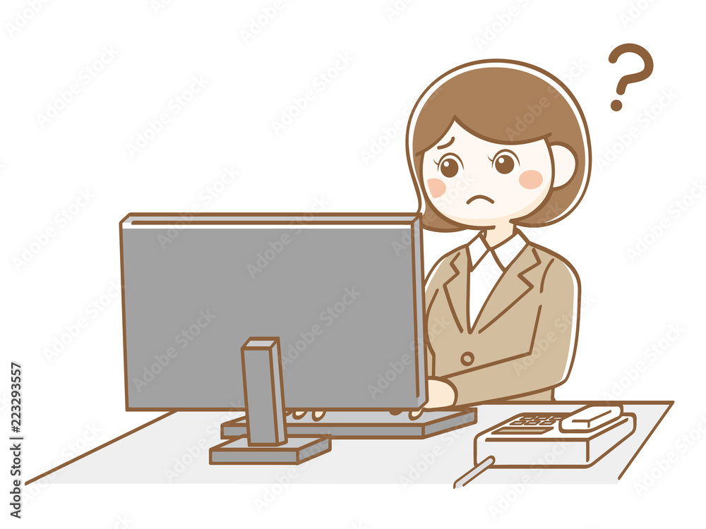 女性 パソコン 女性 パソコン