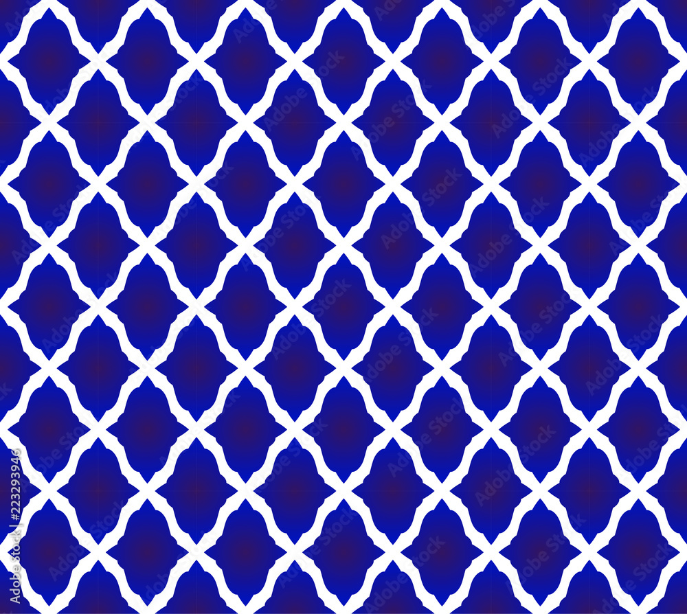 Naklejka premium ceramic Thai pattern