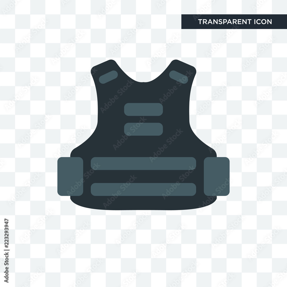 body armor vector icon isolated on transparent background, body armor logo  design Stock Vector | Adobe Stock