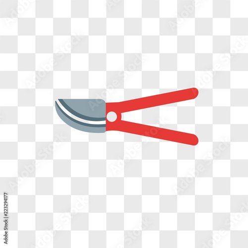 Pruners vector icon isolated on transparent background, Pruners logo design