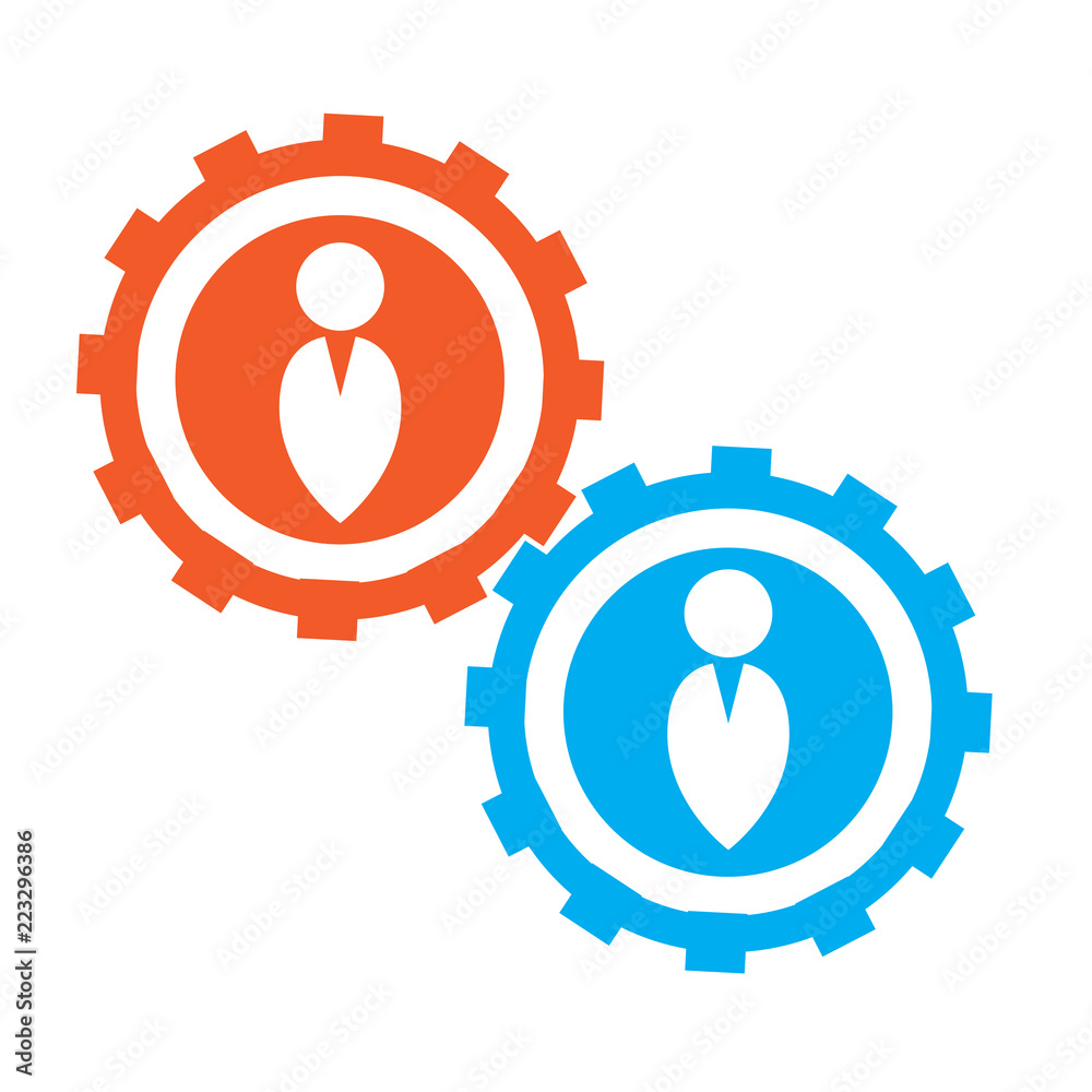 Abstract teamwork logo. Business concept Abstract teamwork logo. Business concept