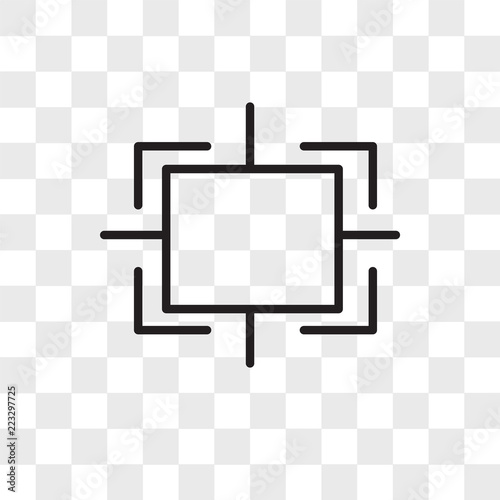 Precision vector icon isolated on transparent background, Precision logo design