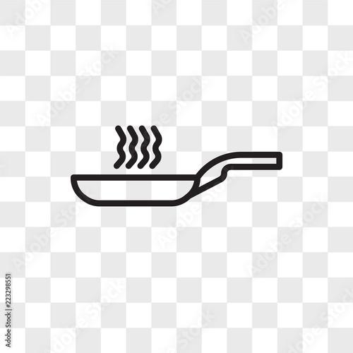 Pan vector icon isolated on transparent background, Pan logo design