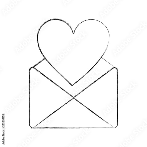 email love heart romantic communication